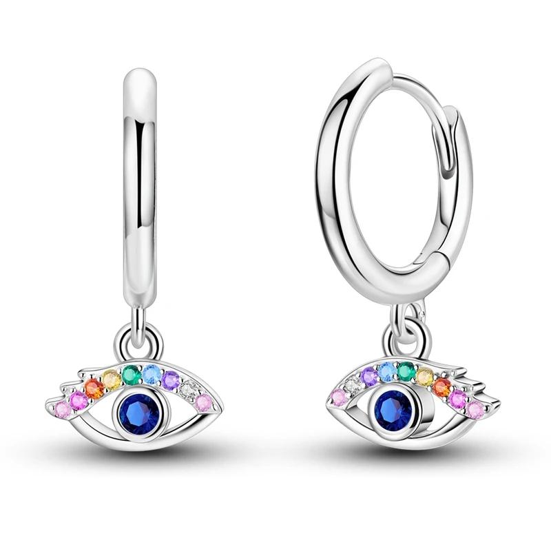 Original Design 925 Sterling Copper Luminous Firefly Pendant Earrings For Women's Luxurious Wedding Anniversary Zircon Gifts