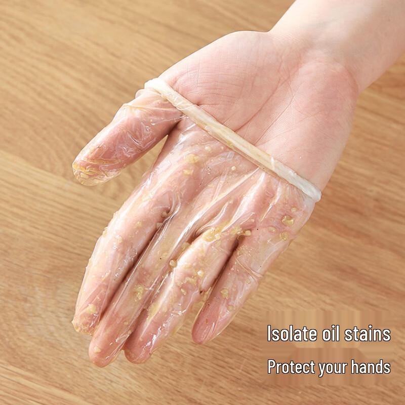 Zhishi Disposable Transparent PVC Gloves
