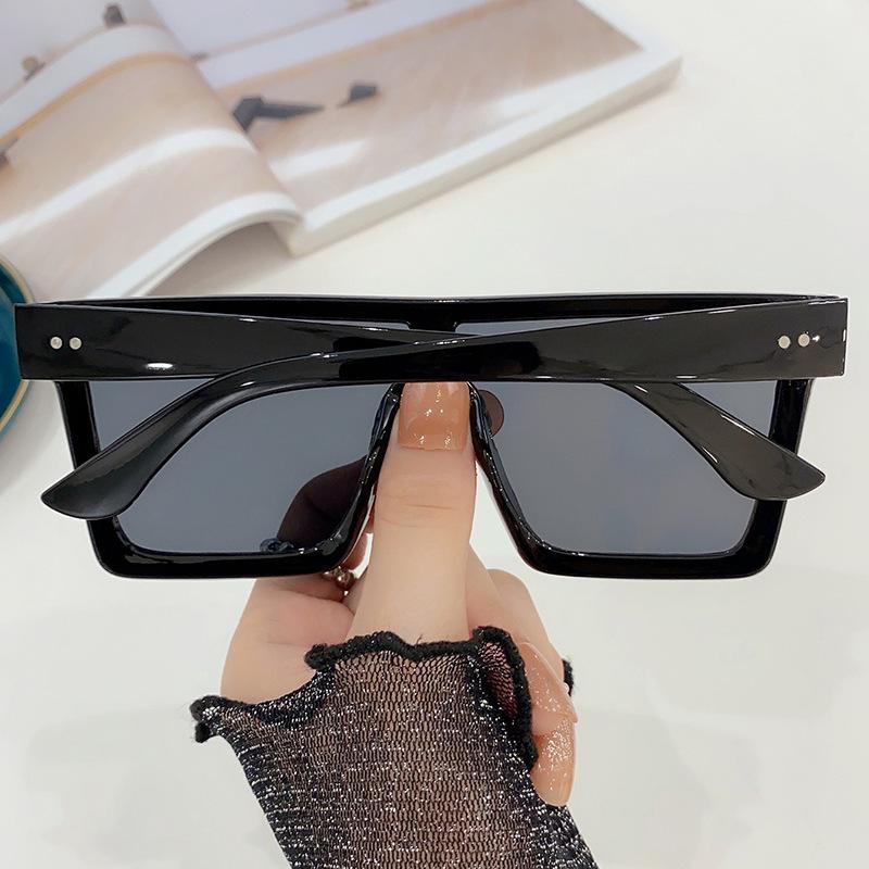 Large Frame European American Fashion Trend Sunglasses - Punk Style, Unisex Driving Sun Protection