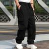 Men's Cargo Pants Mens Casual Multi Pockets Pants Men Outwear Straight Slacks Long Trousers Large Size