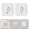 10PCS No-Trace Adhesive Wall Mounted Hooks Punch-Free Adhesive Picture Hangers  for Wall Decor