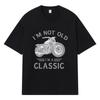 2026 Nie jestem stary, jestem klasykiem Nadruk Graficzny Y2k Harajuku Streetwear 100% Bawełna Koszulka Casualowa Oversize Letnia Męska Koszulka