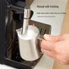 Compact Italian Touchscreen Coffee Machine with Milk Frother, Automatic Grinding & Steaming for Home or Office