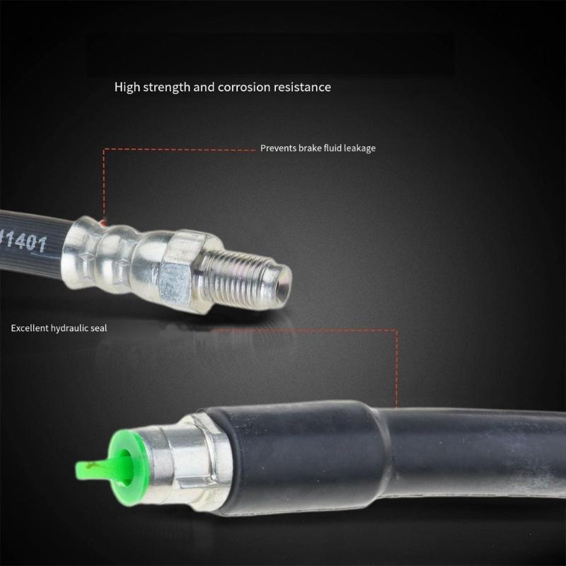 2pcs Front Brake Hose 2114200848 2201536 2204200048 for E200 E230 E240 E270 E280 Brake Hose Assembly Replacement