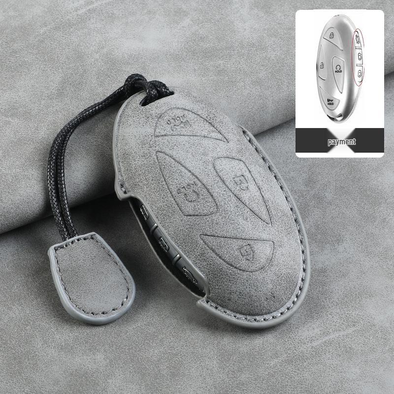 Sheepskin Key Case for Hyundai Elantra, Tucson, ix25, ix35, and More
