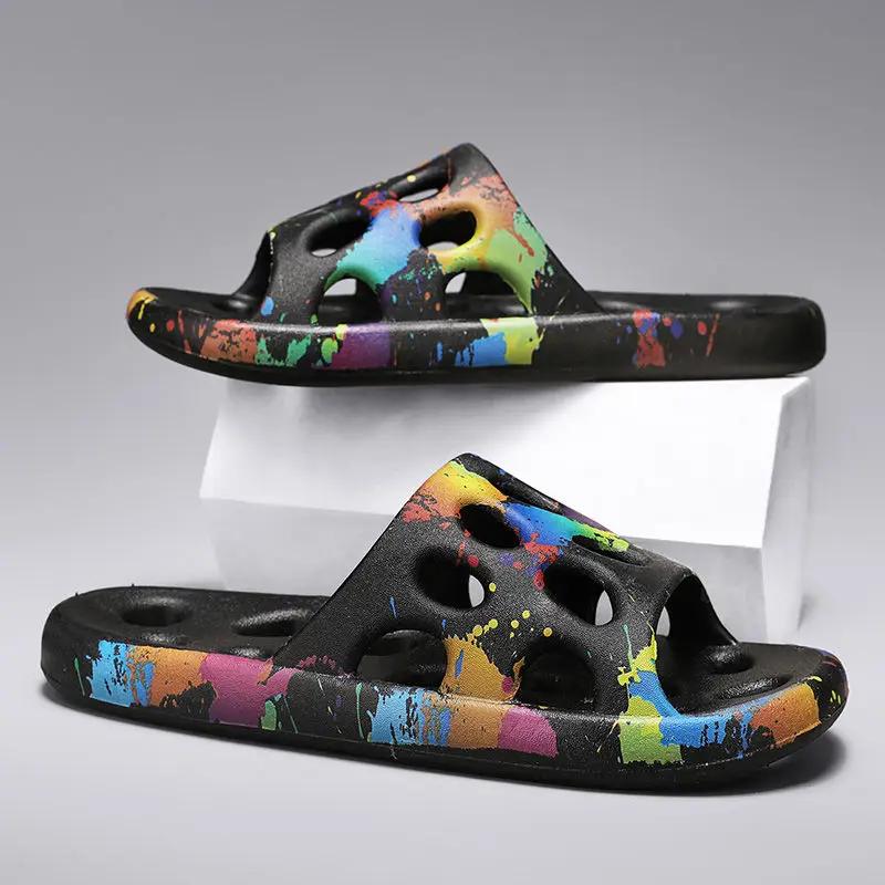 Fashion Slides Sabot Black Eva Height Beach Male Slipper Heather Fun High Quality Fashion Y2k Adult Designer Luxury Elegant Men's Shoe