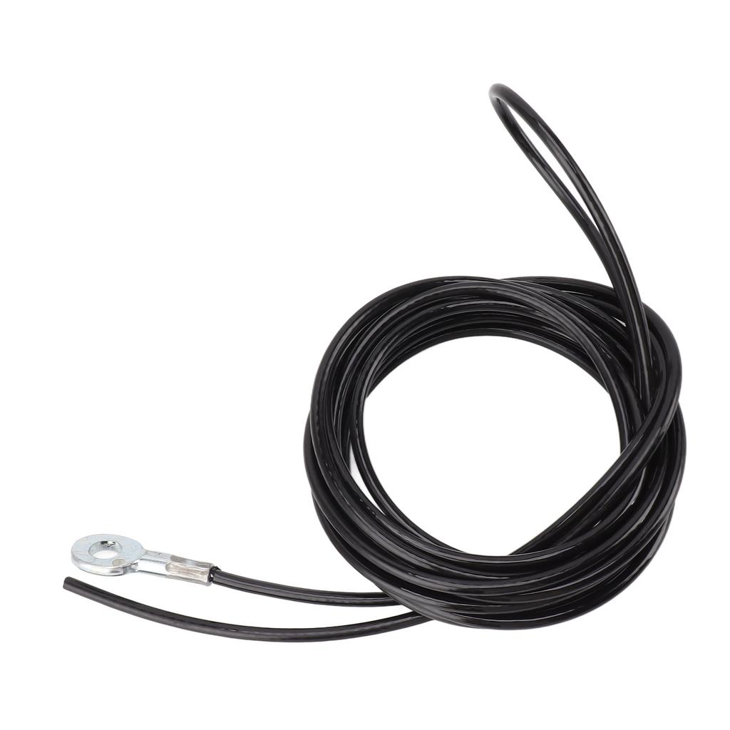 Pulley Cable Steel Fitness Cable Black Adjustable Strong Coated Pulley Machine Accessory for Gym Home Workout Exercise