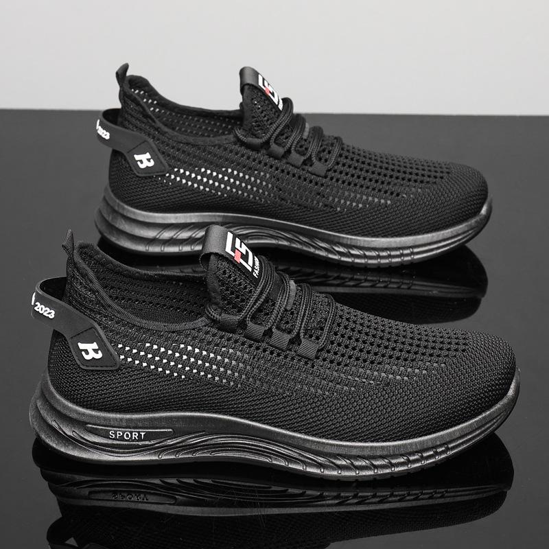 Scarpe Casual Traspiranti da Superficie Scarpe da Uomo Leggere con Suola Morbida Nuove Scarpe da Uomo Estive Forate Scarpe alla Moda in Rete