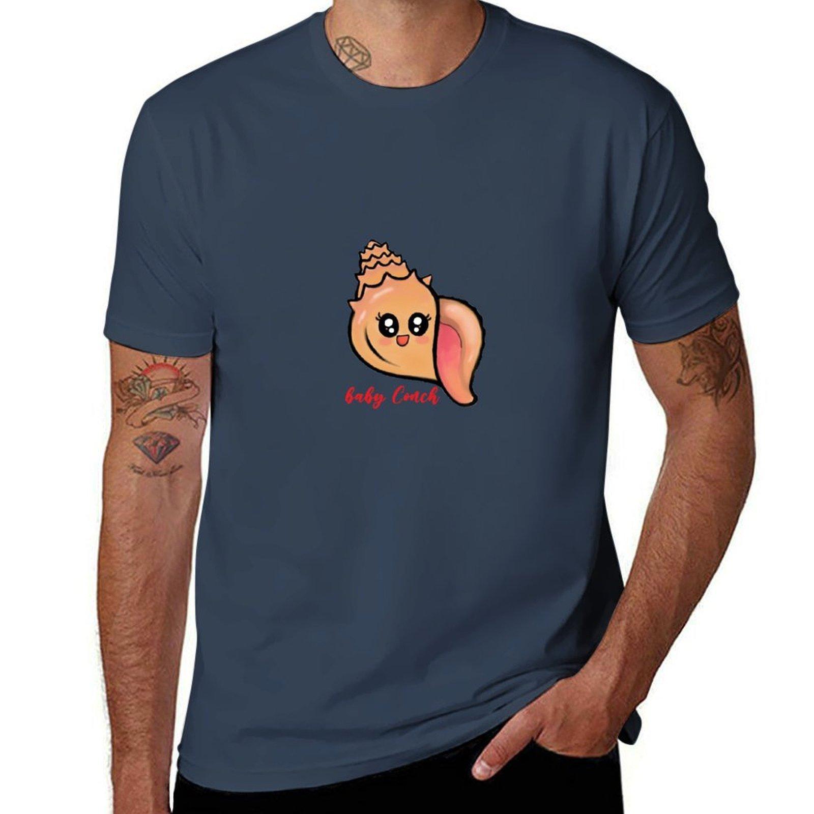 Baby Conch TShirt cotton t shirts high quality funny t shirts man TShirt S