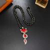 Elegant Cat's Eye Fox Pendant Necklace: Autumn/Winter Stylish Sweater Chain for Women