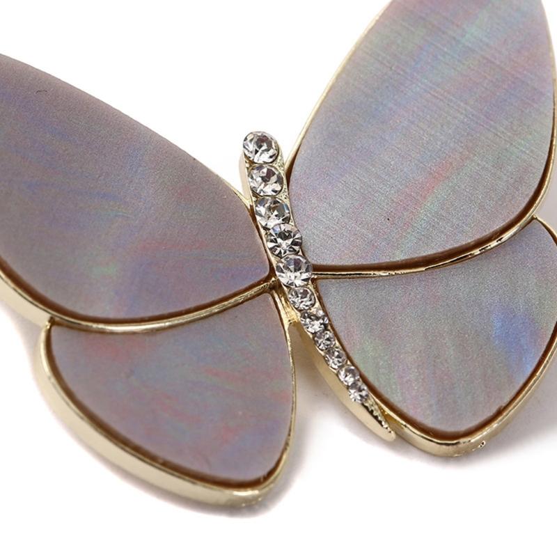 Elegant Butterfly Enamel Brooch Alloy Insect Jewelry Pin For Women Girls Clothing Bag Accessories Backpacks Decoration