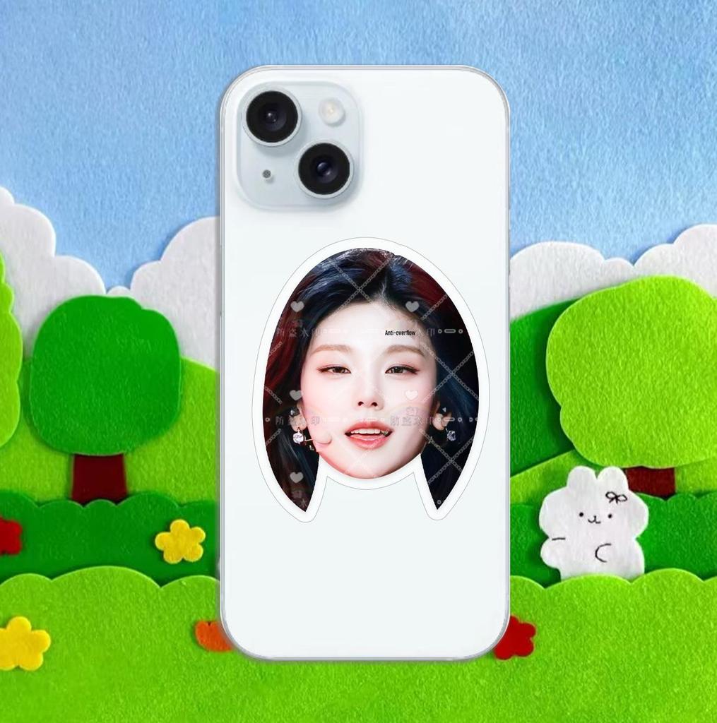 ITZY Yeji Acrylic Phone Grip Stand - DIY Avatar Logo Merchandise