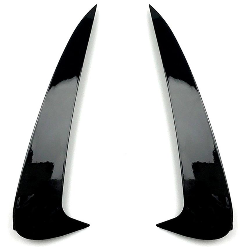 AM-Zadní nárazník Spoiler Boční Canard Pro Mercedes Pro Benz Třída C Kombi S205 C180 C200 Pro AMG Černý