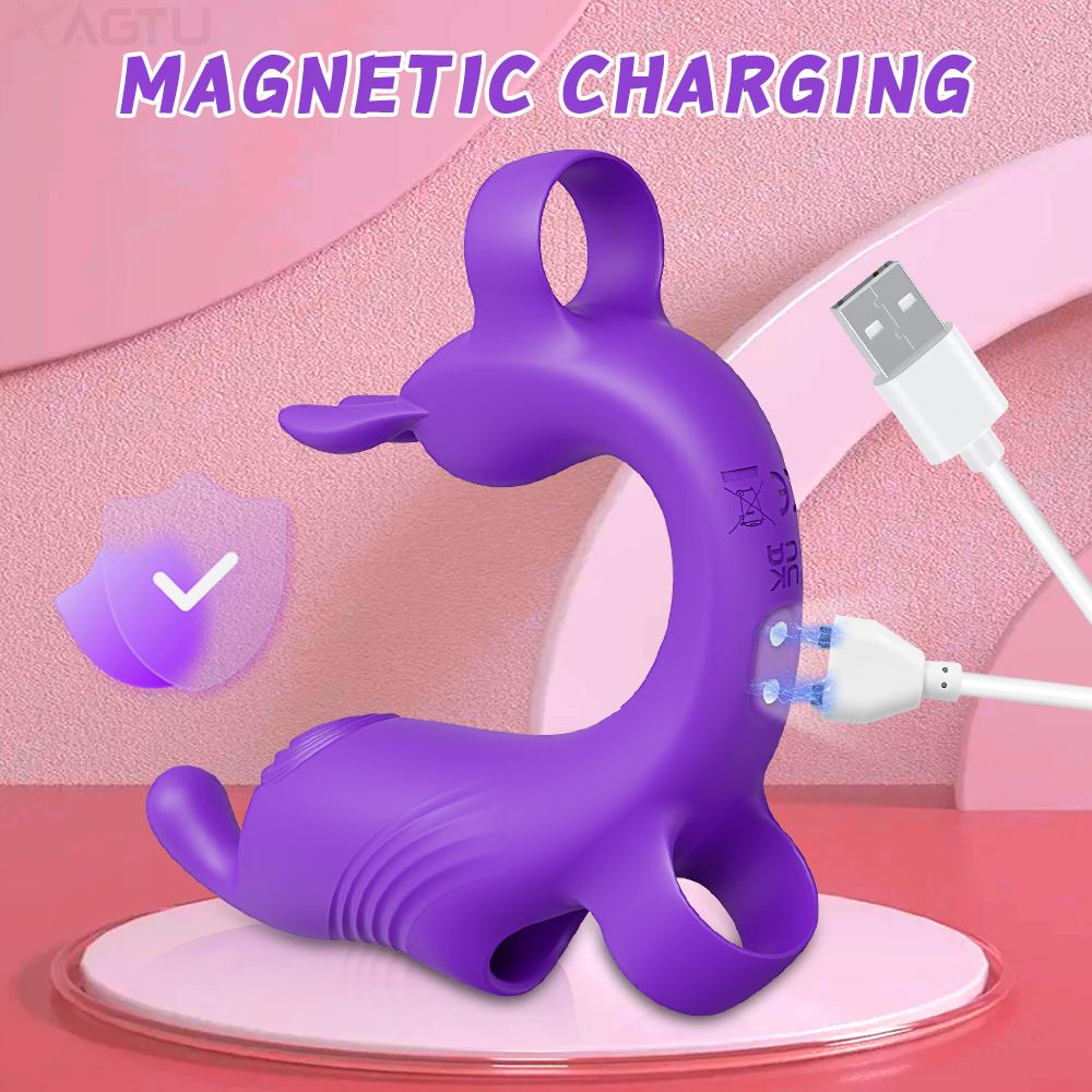 Finger Vibrator Clitoris Masturbation Tools Women Couple Vibration Penetration Vagina Stimulator Vibrator Sexmachine Adult Toys