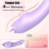 Zungenleckvibrator für Frauen, Klitorisstimulation, USB-Ei-Vibrator, Sexspielzeug
