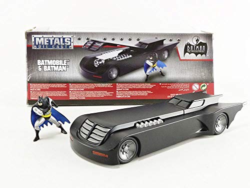 1:24 Animated Series Batmobile with Batman Batmobile Jada Diecast Car