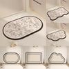 Mud Contemporary Diatom Washroom Floor Mats Bathroom Material Spaces Living