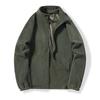 New Arrival Double-Sided Fleece Jacket - Couple Style Stand Collar Top for Spring & Autumn, Trendy Outdoor Mountaineering Liner, Solid Color.