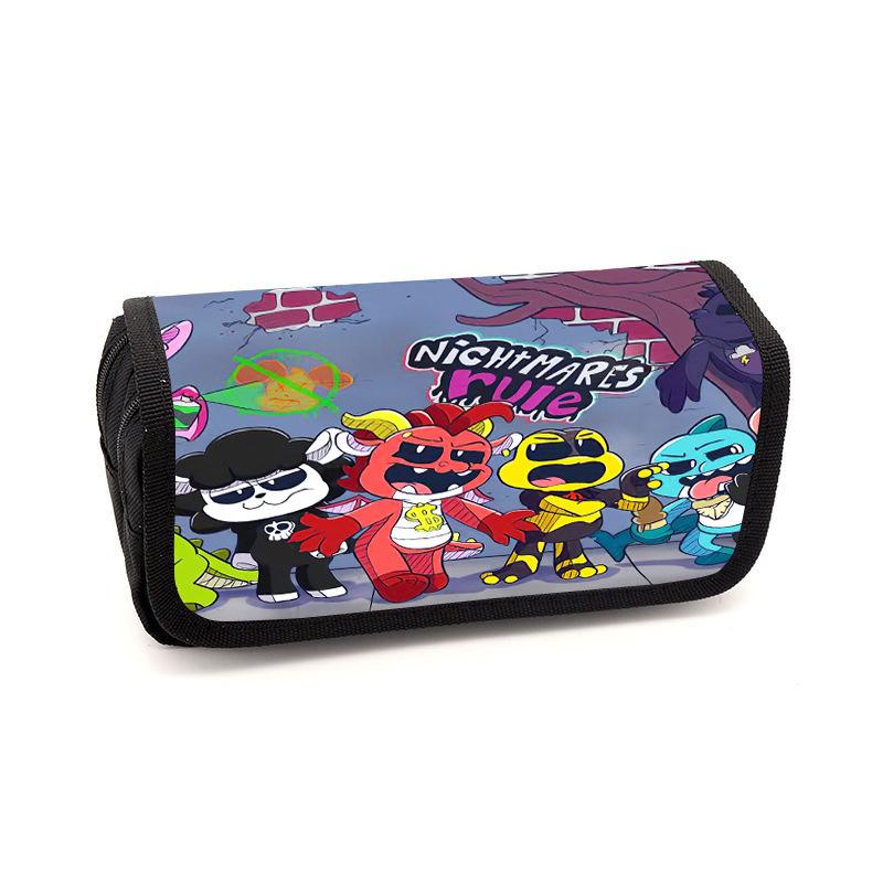 Nightmare Small Animal Pencil Case Animation Peripheral Storage Bag Stationery Pencil Case