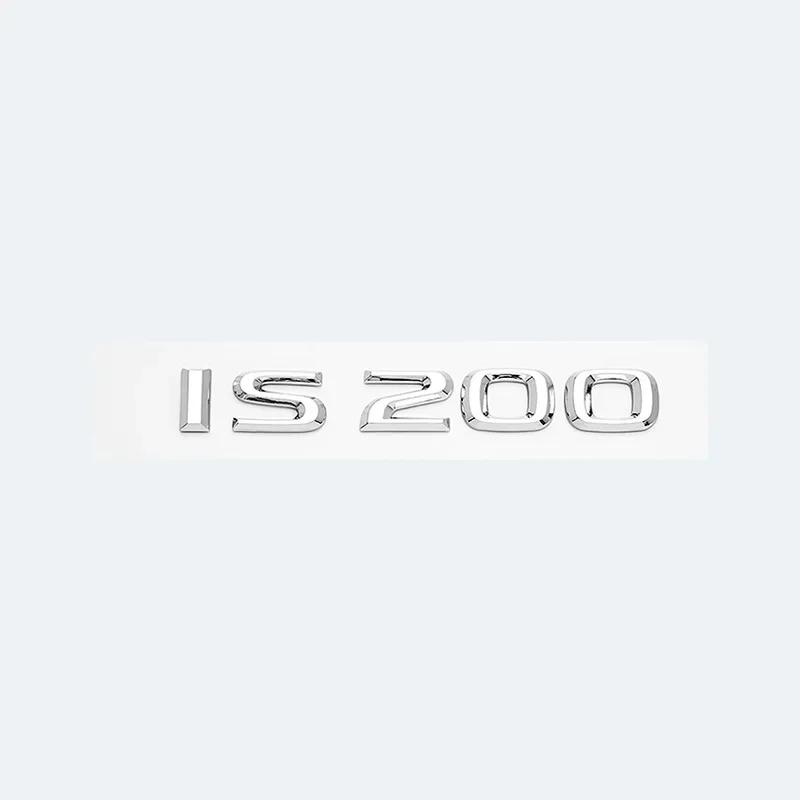 3D ABS IS200 IS250 IS300 IS350 IS300h IS200t HYBRID Emblem Decal Car Trunk Rear Badge Sticker High-Quality Car Exterior Styling Accessories