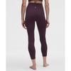 Lululemon Align  High Rise Crop 23  Black Plum