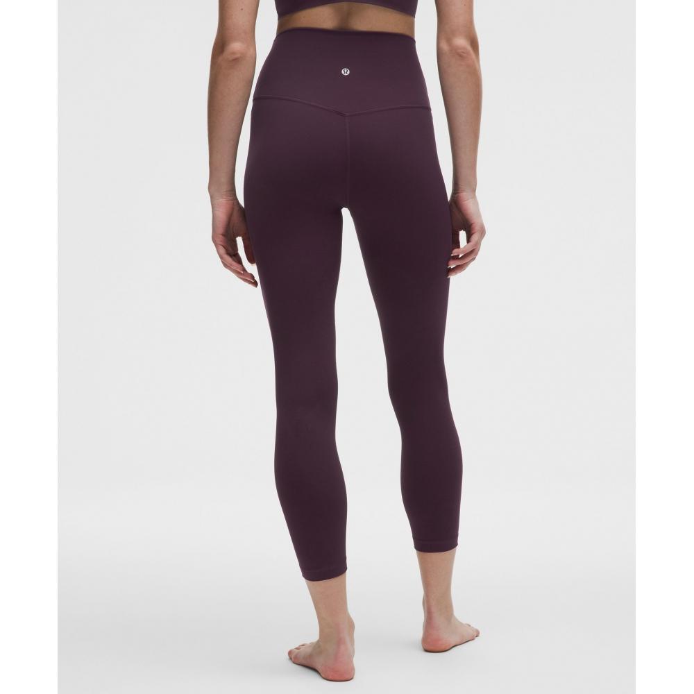 Lululemon Align  High Rise Crop 23  Black Plum