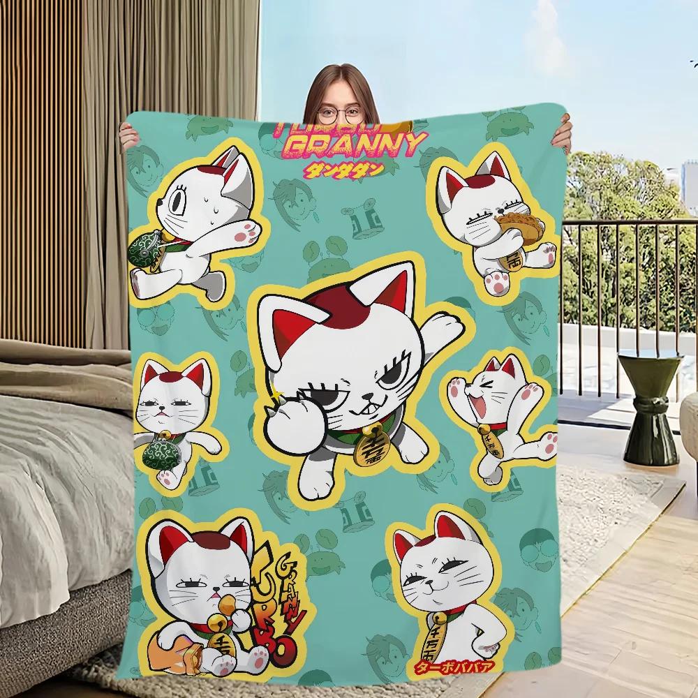 Cozy Warm Soft Plush Throw Blanket for Sofa Living Room Office Bedroom Cartoon Travel Anime TTurbo Granny Flannel Gift