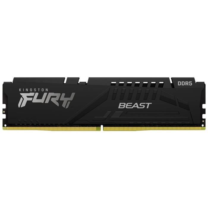 KINGSTON TECHNOLOGY - FURY Beast - Mémoire PC RAM - 32 Go - DIMM DDR5 - 5200 Mhz