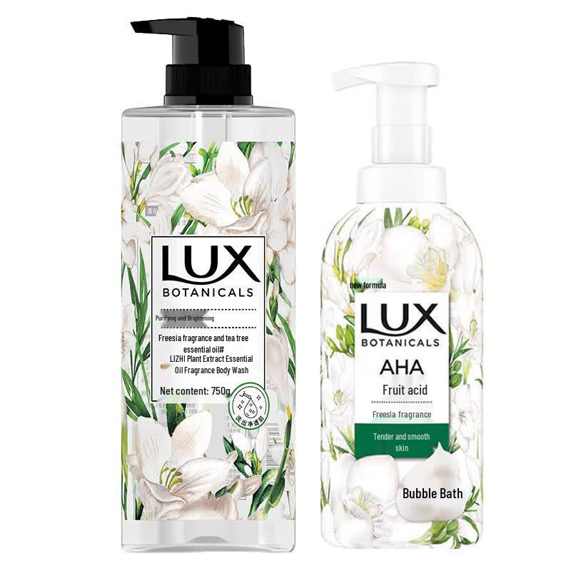 Гель для душа с ароматом эфирного масла фрезии Lux, дуэт