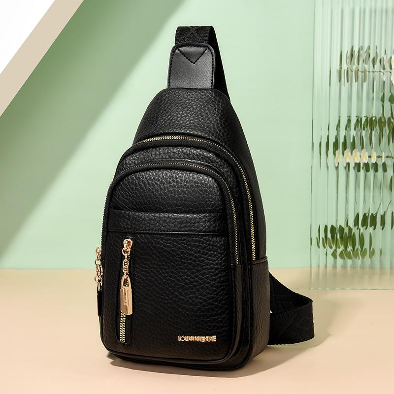 Women's Shoulder Bag Soft Leather Chest Bag Crossbody Bag