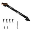 Door Hinge Latch Self Closing Door Spring Adjustable Tension Outdoor Gate Closer Rust-proof Automatic Fence Door Latch for Wooden Heavy Duty Gates