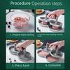 Non-Stick Manual Hamburger Press Mold for Kitchen Use
