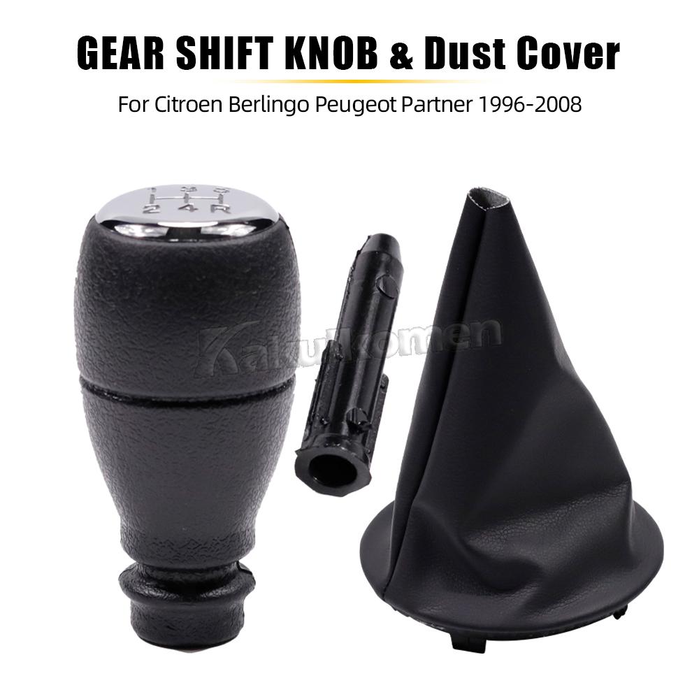 Manual 5 Speed Gear Shift Knob Stick Lever Shifter HandBall Gaiter Boot Case For Citroen Berlingo for Peugeot Partner 2008-2018