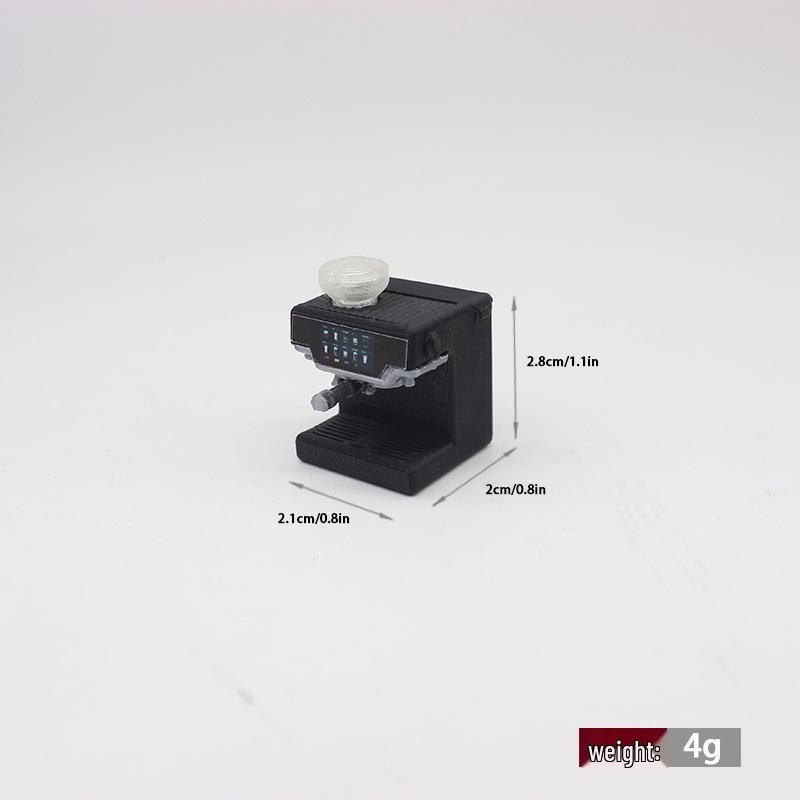Miniature Coffee Machine Dollhouse Kitchen Model Toy (OB11)