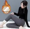 HG Women's Plus Size Slimming Leggings: Lambswool Fleece-Lined with Pockets, Winter Warmth