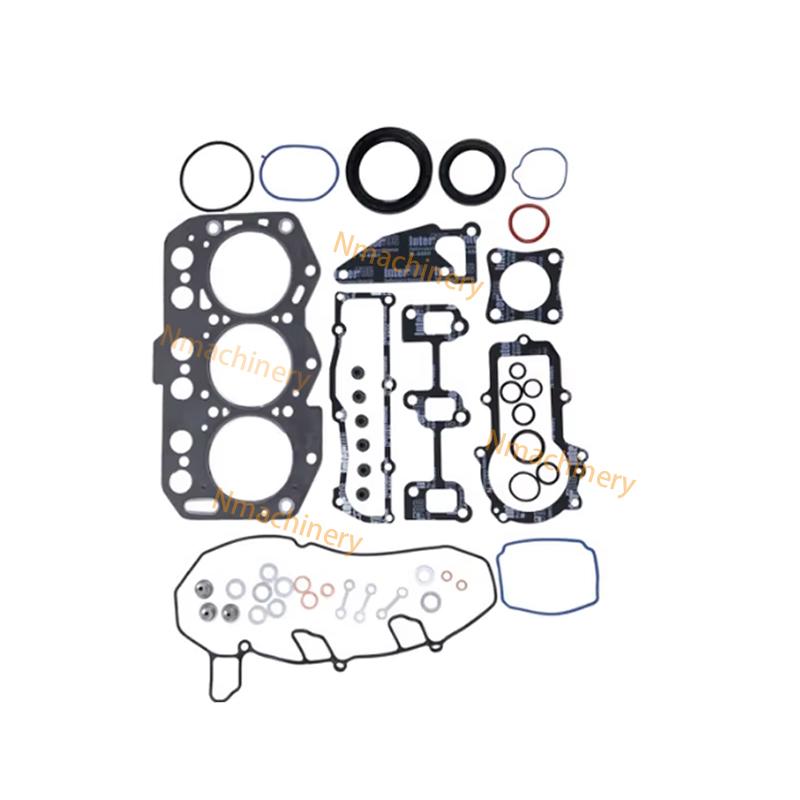 3TNV76 Full Gasket Kit Set For Yanmar Engine With Cylinder Head Gasket Overhaul Rebuild Kit Piston Ring