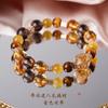 Big Sister's same style Jinba Da comprehensive natural yellow crystal bracelet with tiger eye stone and citrine