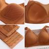 Women Push Up Bra Plus Size Bras Seamless Cotton Bralette Thin Cup Breathable Wireless Underwear Elderly Brassiere Gather