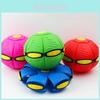 Fun And Interactive Foot-controlled Light-up Disc Ball Toy Transformable Design Plastic Material 25*25*5 Spec
