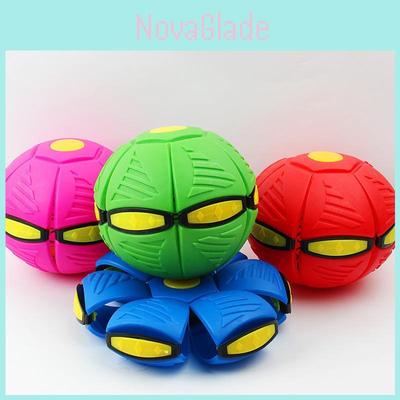 Fun And Interactive Foot-controlled Light-up Disc Ball Toy Transformable Design Plastic Material 25*25*5 Spec