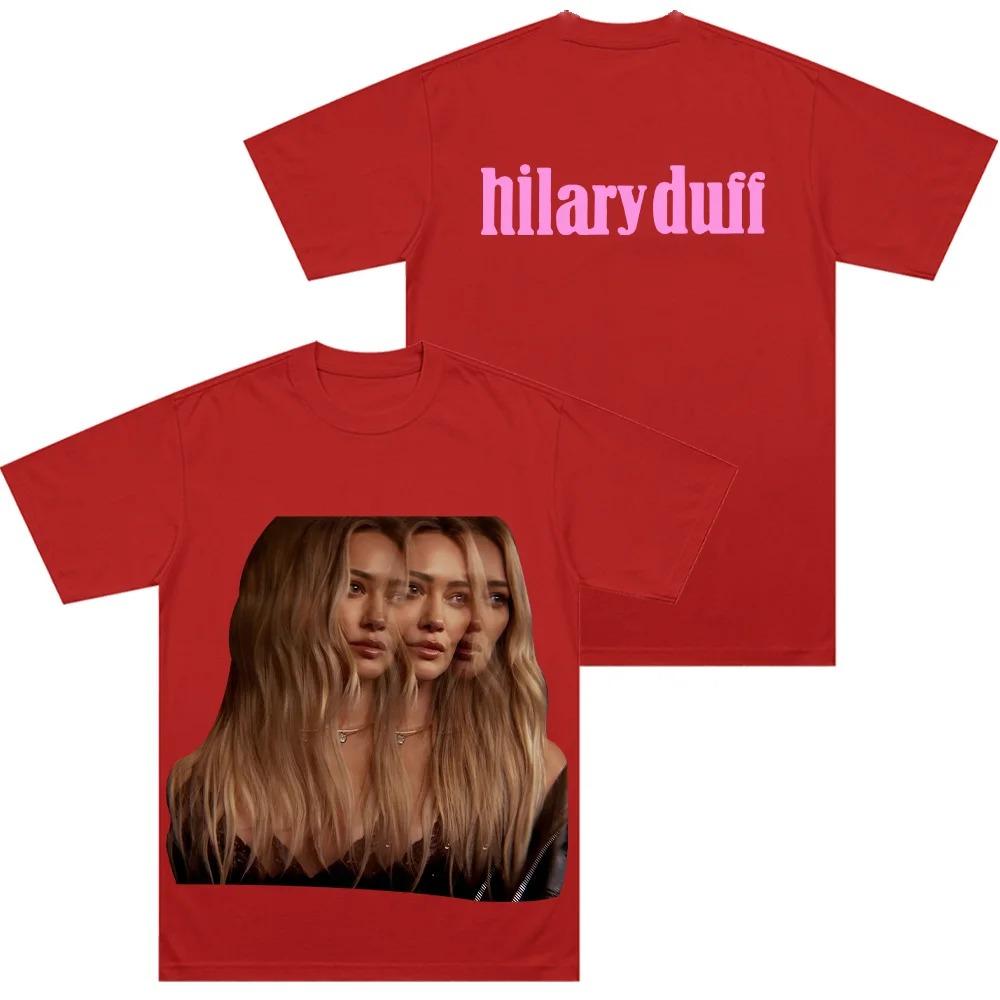 Hilary Duff 2026 tour maglietta grafica unisex Nuova Unisex Donna estate Alta Qualità moda 100% Cotone Manica corta T-shirt Regalo per Fan