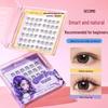 Handy Series: GECOMO Glue-Free Natural False Eyelash Clusters - Easy Two-Step Upper & Lower Lashes for a Lively Look