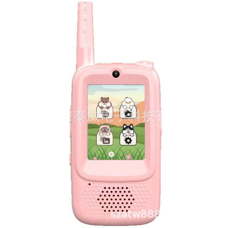 Children s Interactive Walkie-Talkie & Visual Intercom Toy for Educational Play Youth (7-14 years) небесно-голубой