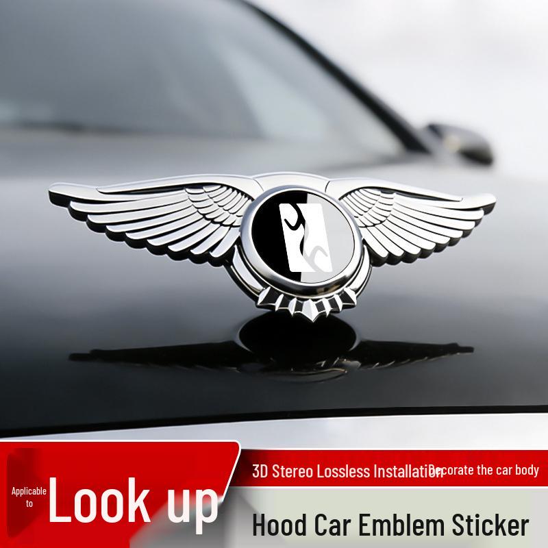 BYD Yangwang U8/U9/U7 EV Front Hood Emblem Wing Sticker