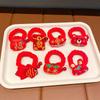 Red Envelope New Year Bell Hair Rope Pearl Children Dragon Rubber Band  New Year