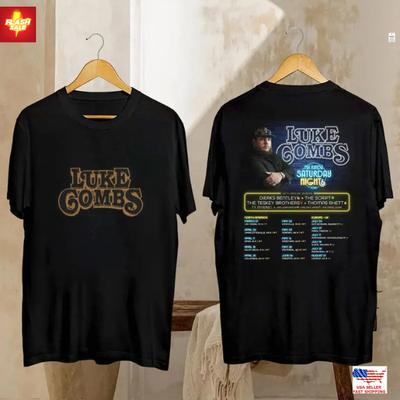 2026 Luke Combs My Kinda Saturday Night Tour T-Shirt Fan-Geschenk Merchandise Country-Musik Unisex T-Shirt