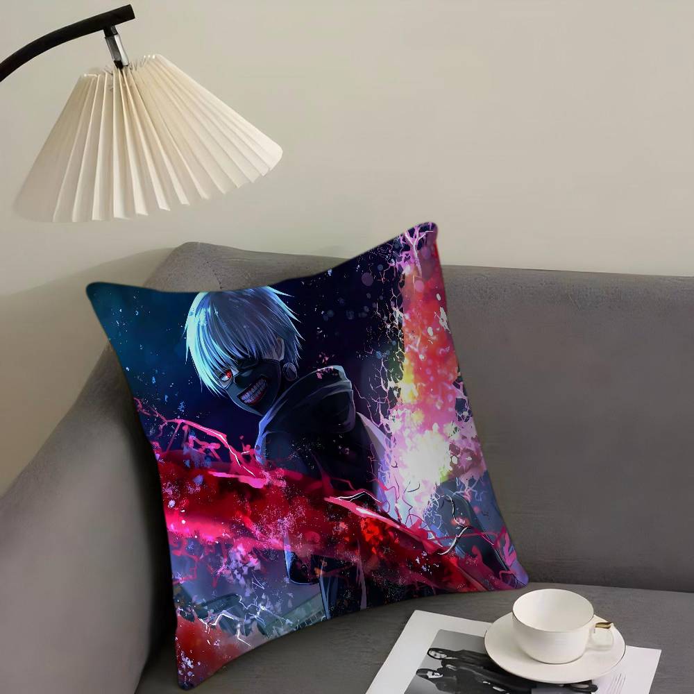 

T-Tokyo G-Ghoul Cushion Cover Pillow Cover Decor Pillowcase Printed Cushion Case For Couch 12x12Inch