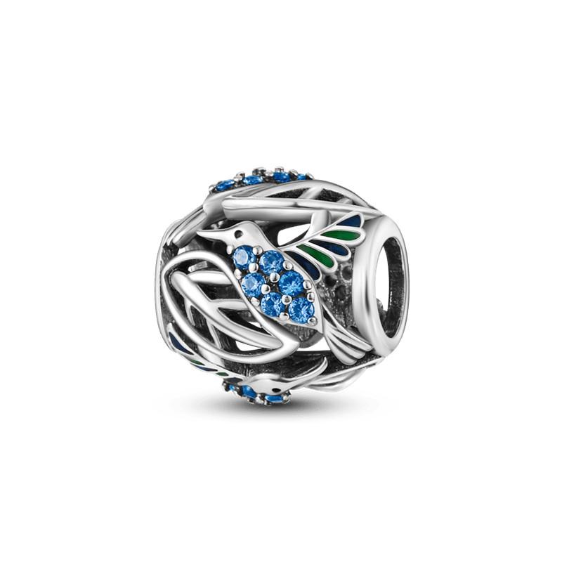 925 Sterling Silver Glow Firefly Butterfly Charms Fit Módní Originální náramky Dragonfly Bee Hmyz korálky Vlastní výroba šperků