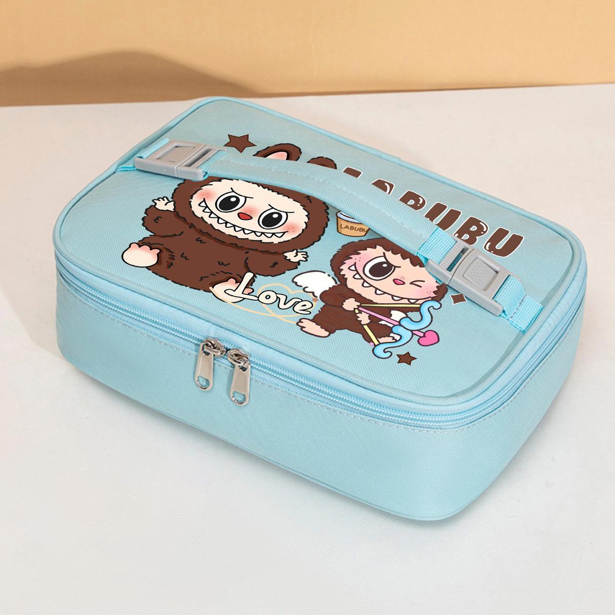 

Сумка-бенто labubu — это милая студенческая сумка для ланча. Вы можете носить на работу термосумку большой вместимости с утолщенной изоляцией