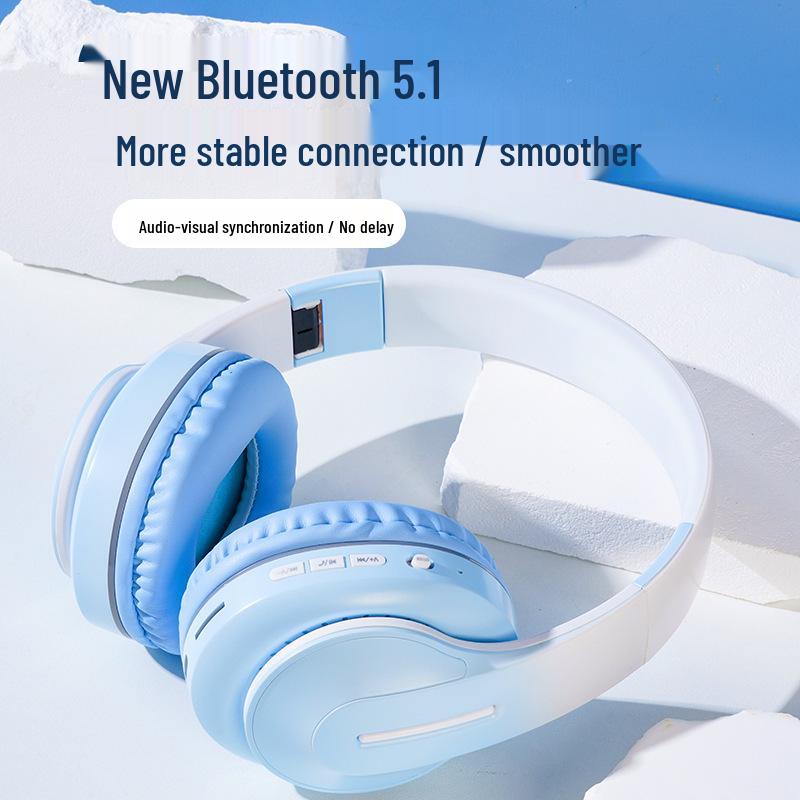 Gradient Color Wireless Stereo Gaming Headset